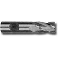 Weldon Shank End Mill, 7/8" Dia., 4 Flutes, High Speed Steel Nassau Supply