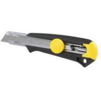 Couteau &agrave; lame cassable Dynagrip, 18 mm, Acier, Prise en Plastique Nassau Supply