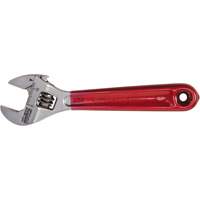 Adjustable Wrench, 4-1/2" L, 1/2" Max Width, Chrome/Polished Nassau Supply