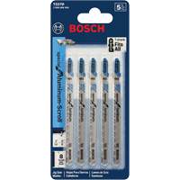 Lames de scie sauteuse, Acier rapide, Tige en T, 4" lo, 8 dents par pouce Nassau Supply