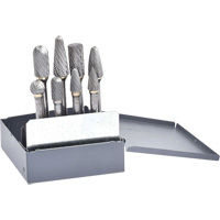 Double Cut Carbide Burr Set, 8 Pieces Nassau Supply