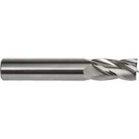 Fraise &agrave; embout droit, 3/16" dia., 2" lo, 4 cannelures, 3/16" tige, Carbure Nassau Supply