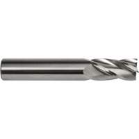 Fraise embout S134, 1/8" dia., 1-1/2" lo, 4 cannelures, 1/8" tige, Carbure Nassau Supply