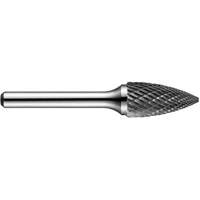 Pointed Tree Rotary Burr, SG-50DC, 1/2" Dia., 1/4" Shank, 1" Depth of Cut Nassau Supply