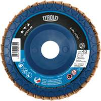 Twin Flap Disc, 5" x 7/8", Type 27, 40 Grit, Ceramic/Zirconia Alumina Nassau Supply