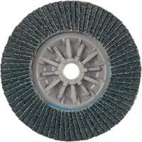 Long Life C-Trim Flap Disc, 4-1/2" x 5/8"-11, Type 27, 40 Grit, Zirconia Alumina Nassau Supply