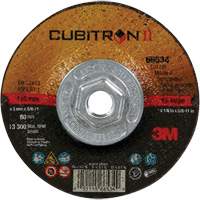 Cubitron™ II Cut-Off Wheel, 4-1/2" x 1/8", 5/8"-11 Arbor, Type 27, Ceramic TCT855 | Nassau Supply