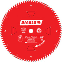 Lame de scie circulaire &agrave; finition fine, 14", 84 dents, Pour Stratifi&eacute;/Bois Nassau Supply