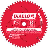 Lame de scie en aluminium, 7-1/4", 56 dents, Pour Non ferreux Nassau Supply