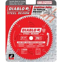 Lame de scie &agrave; d&eacute;couper Steel Demon, 7-1/4", 70 dents, Pour M&eacute;tal Nassau Supply