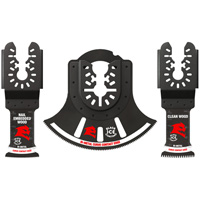 3-Piece Universal Fit Bi-Metal Oscillating Blade Set Nassau Supply