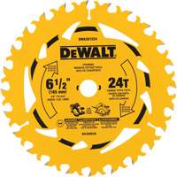 Carbide-Tipped Framing Circular Saw Blade, 6-1/2", 24 Teeth, Wood Use Nassau Supply