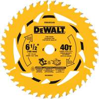 Framing Circular Saw Blade, 6-1/2", 40 Teeth, Wood Use Nassau Supply