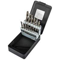 Jeu de forets courts, 15 morceaux, Acier rapide Nassau Supply