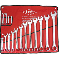 ICW-16 Professional Raised Panel Wrench Set, Combination, 16 Pieces, Imperial Nassau Supply