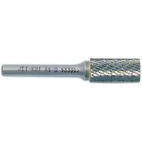 JET-KUT Cylindrical Shape Bur, 1/4" Dia., 1/4" Shank, 5/8" Depth of Cut Nassau Supply