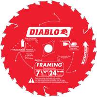 Lame de scie &agrave; charpente, 7-1/4", 24 dents, Pour Bois Nassau Supply
