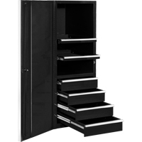 EX Professional Series Tool Cabinet, 4 Drawers, 24" W x 31" D x 63-3/8" H, Black TEP597 | Nassau Supply