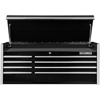 Coffre à outils supérieur Extreme Tools<sup>MD</sup> série RX , 54-5/8" la, 8 tiroirs, Noir TEQ498 | Nassau Supply