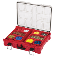 Organisateur Packout, 20" x 15" x 5", Noir/Rouge Nassau Supply