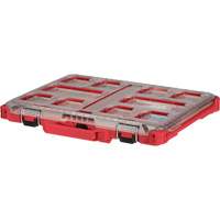 Organisateur profil&eacute; Packout, 19-3/4" x 16-2/5" x 2-1/2", Noir/Rouge Nassau Supply