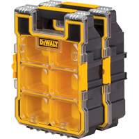 Mid-Size Pro Organizer, 4-1/2" W x 10-1/4" D x 13-3/5" H, Black/Yellow Nassau Supply
