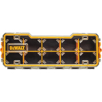 Compartment Pro Organizer, 6-5/8" W x 17-5/8" D x 2-7/8" H, Black/Yellow Nassau Supply