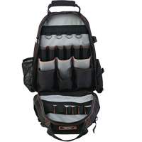 Arsenal<sup>®</sup> 5843 Tool Backpack, 13-1/2" L x 8-1/2" W, Black, Polyester TEQ972 | Nassau Supply