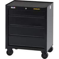 100 Series Rolling Tool Chest, 4 Drawers, 26-1/2" W x 18" D x 32" H, Black TER042 | Nassau Supply