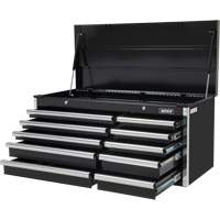 Industrial Tool Chest, 41" W, 10 Drawers, Black TER068 | Nassau Supply