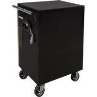 Chariot &agrave; outils &agrave; usage intensif, 7 tiroirs, 28" la x 22" p x 42-3/8" h, Noir Nassau Supply
