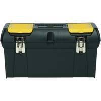 2000 Series Tool Box with Tray, 24" W x 11-1/4" D x 11" H, Black/Yellow TER081 | Nassau Supply