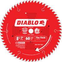 Lames de scie pour entrepreneur - Lames de scie finition fine, 8-1/2", 60 dents, Pour Bois Nassau Supply