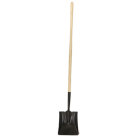 Square-Point Shovel, Wood, Tempered Steel Blade, Straight Handle, 49-1/2" Long TFX930 | Nassau Supply
