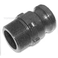 2" Wet Vac Male Drum Adaptor Nassau Supply