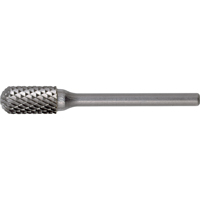 Fraises au carbure solide - Forme cylindrique avec embout sph&eacute;rique CLEVELAND, , 1/8" dia., 9/16" profondeur de la coupe Nassau Supply