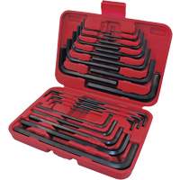 JHK-25SM Hex Key Set, 25 Pcs., Metric & Imperial Nassau Supply