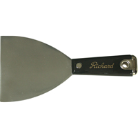 Putty Knife Flexible Steel, 4", Carbon Steel Blade Nassau Supply