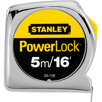 PowerLock<sup>®</sup> Measuring Tape, 1"/16ths of an Inch x 16', 16th Milimeters Graduations TK989 | Nassau Supply