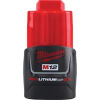 M12 Redlithium 2.0 Battery, Lithium-Ion, 12 V, 2 A Nassau Supply