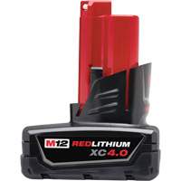 Bloc-piles M12 Redlithium 4.0, Lithium-ion, 12 V, 4 A Nassau Supply