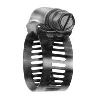 Hose Clamps - Stainless Steel Band & Screw, Min Dia. 0.563, Max Dia. 1-1/4" Nassau Supply