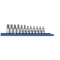 Metric Socket Set, Hex, 3/8" Drive, 12 Pcs Nassau Supply