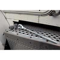 24-Tooth Quick Release Teardrop Ratchet, 3/4" Drive, Plain Handle Nassau Supply