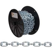 Chaîne torsad&eacute;e, Acier &agrave; faible teneur en carbone, #2 x 125' (38,1 m) l, Charge d'utilisation 325 lb (0,1625 tonne) Nassau Supply