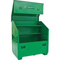 Jobsite Chest, 36" W x 30" D x 48" H, Green Nassau Supply