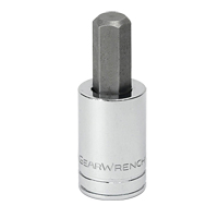 Hex Bit Socket, 1/16" x 1-17/32" L, 1/4" Drive Nassau Supply