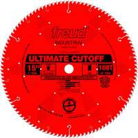 Lames de scie industrielle TCS - finition et coupe en travers, 15", 108 dents, Pour Bois Nassau Supply
