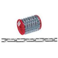Chaîne droite, Acier &agrave; faible teneur en carbone, 2/0 x 120' (36,6 m) l, Charge d'utilisation 520 lb (0,26 tonne) Nassau Supply