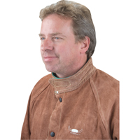 Welding Jacket, Leather, 3X-Large, Lava Brown™ TTU402 | Nassau Supply